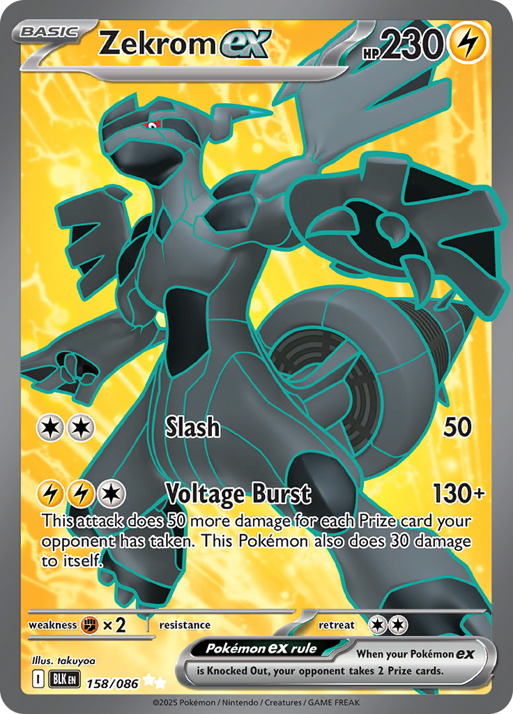 Zekrom ex-158-Black Bolt