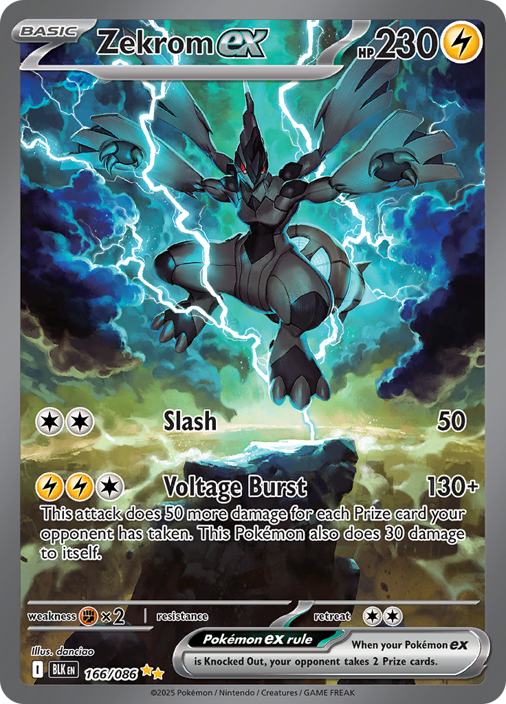 Zekrom ex-166-Black Bolt
