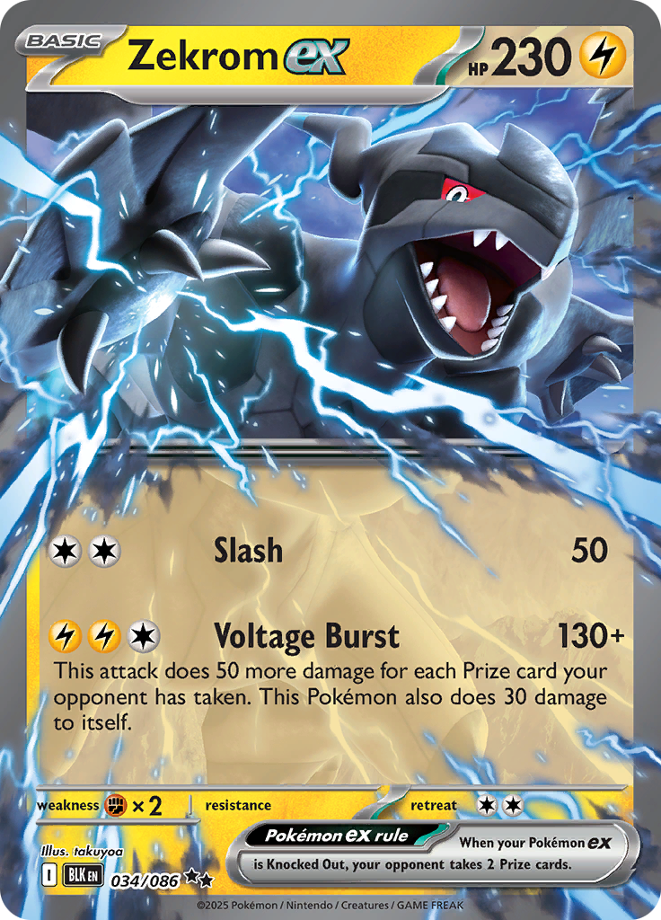 Zekrom ex-34-Black Bolt